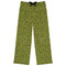 Pink & Lime Green Leopard Womens Pajama Pants - XS