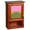 Pink & Lime Green Leopard Wooden Cabinet Decal (Medium)