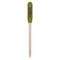 Pink & Lime Green Leopard Wooden Food Pick - Paddle - Single Pick