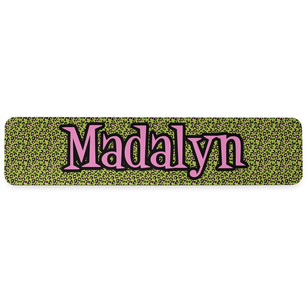 Pink & Lime Green Leopard Wrist Rest - Apvl