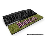 Pink & Lime Green Leopard Keyboard Wrist Rest (Personalized)
