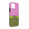 Pink & Lime Green Leopard iPhone Case - Rubber Lined - iPhone 13 (Personalized)