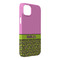 Pink & Lime Green Leopard iPhone 14 Pro Max Case - Angle