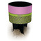 Pink & Lime Green Leopard Black Beach Spiker Drink Holder (Personalized)
