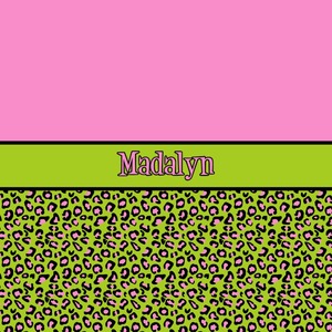 Pink & Lime Green Leopard