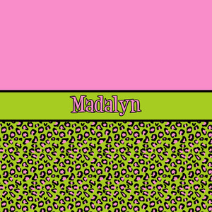 Pink & Lime Green Leopard