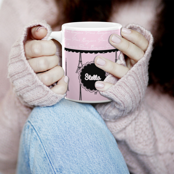 Paris & Eiffel Tower 11oz Coffee Mug - LIFESTYLE