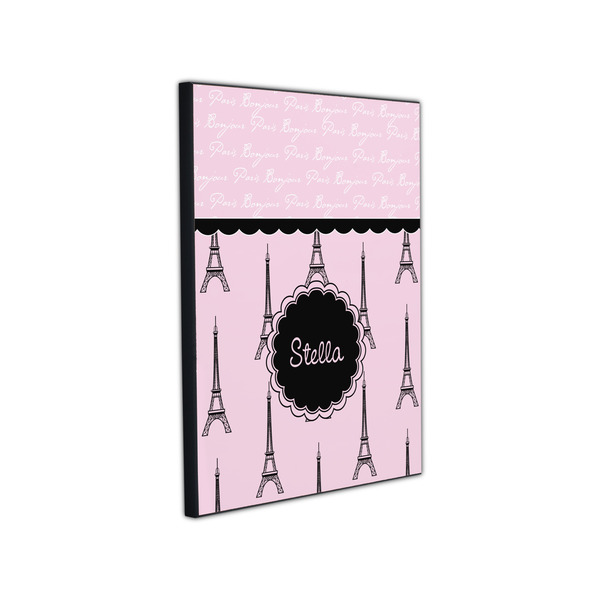 Paris & Eiffel Tower 11x14 Wood Print - Angle View