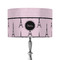 Paris & Eiffel Tower 12" Drum Lampshade - ON STAND (Fabric)