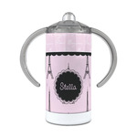Paris & Eiffel Tower 12 oz Stainless Steel Sippy Cup (Personalized)