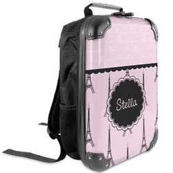 Paris & Eiffel Tower Kids Hard Shell Backpack (Personalized)