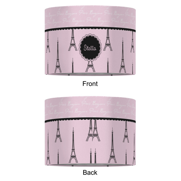 Paris & Eiffel Tower 16" Drum Lampshade - APPROVAL (Fabric)