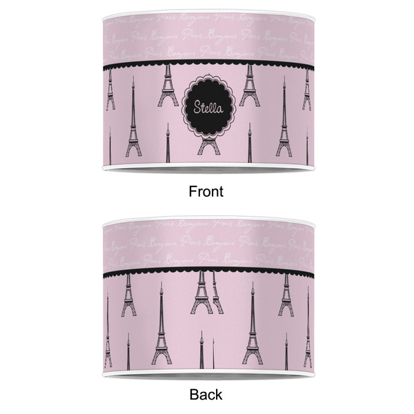 Paris & Eiffel Tower 16" Drum Lampshade - APPROVAL (Poly Film)