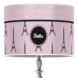 Paris & Eiffel Tower Drum Lamp Shade (Personalized)