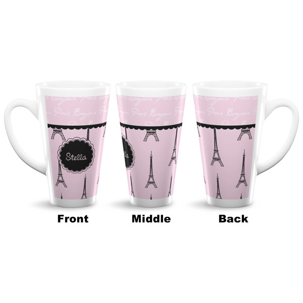 Paris & Eiffel Tower 16 Oz Latte Mug - Approval