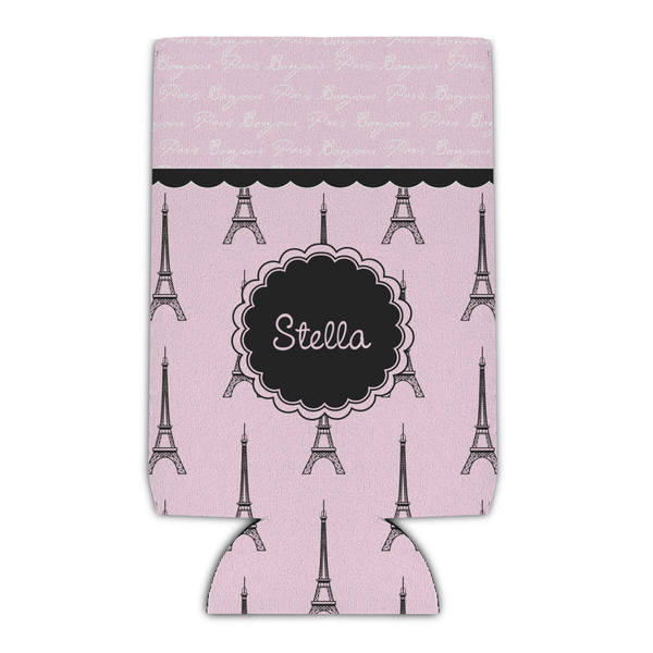 Custom Paris & Eiffel Tower Can Cooler (Personalized)