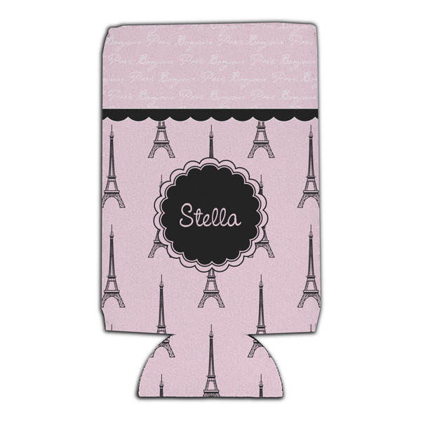 Paris & Eiffel Tower 16oz Can Sleeve - Set of 4 - FRONT