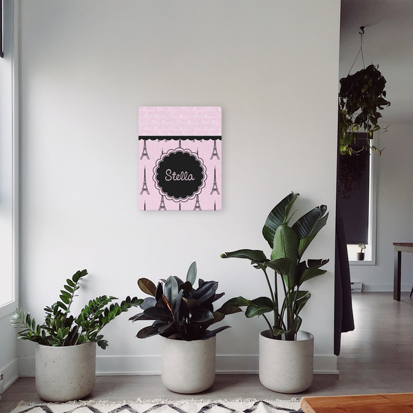 Paris & Eiffel Tower 16x20 - Canvas Print - In Context