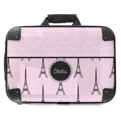 Paris & Eiffel Tower Hard Shell Briefcase - 18" (Personalized)