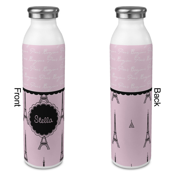 Paris & Eiffel Tower 20oz Water Bottles - Full Print - Approval