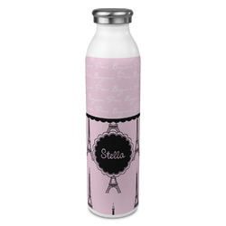 Paris & Eiffel Tower 20oz Stainless Steel Water Bottle - Full Print (Personalized)
