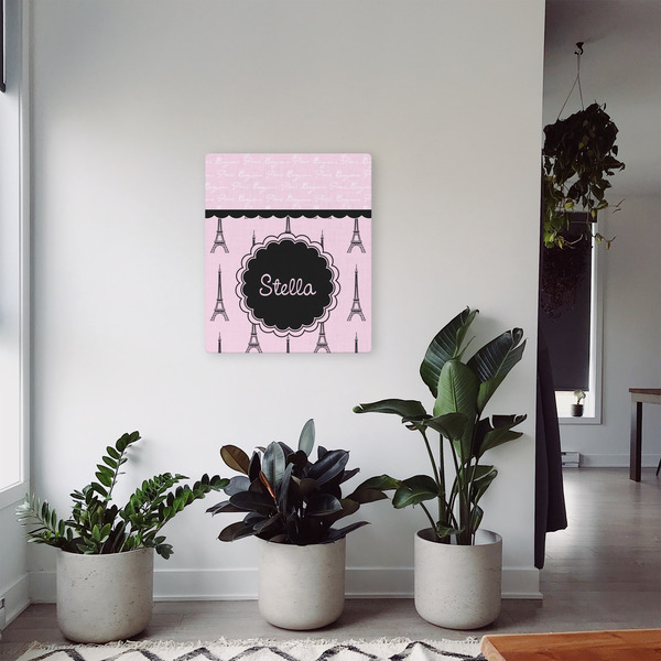 Paris & Eiffel Tower 20x24 - Canvas Print - In Context