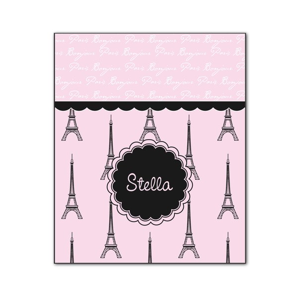 Paris & Eiffel Tower 20x24 Wood Print - Front View