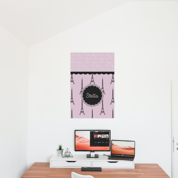 Paris & Eiffel Tower 20x30 - Matte Poster - On the Wall