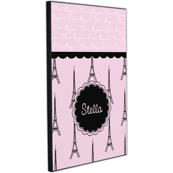 Paris & Eiffel Tower 20x30 Wood Print - Angle View