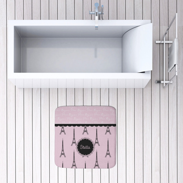 Paris & Eiffel Tower 48x48 Foam Memory Mat - LIFESTYLE