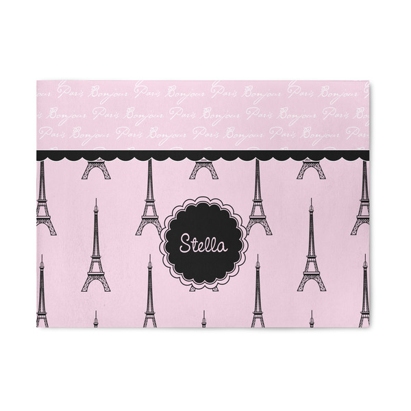 Custom Paris & Eiffel Tower Area Rug (Personalized)