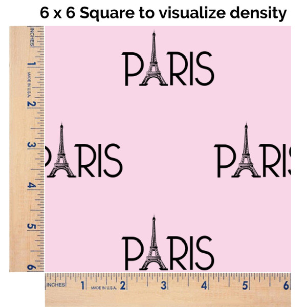Paris & Eiffel Tower 6x6 Swatch of Fabric