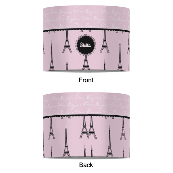 Paris & Eiffel Tower 8" Drum Lampshade - APPROVAL (Fabric)