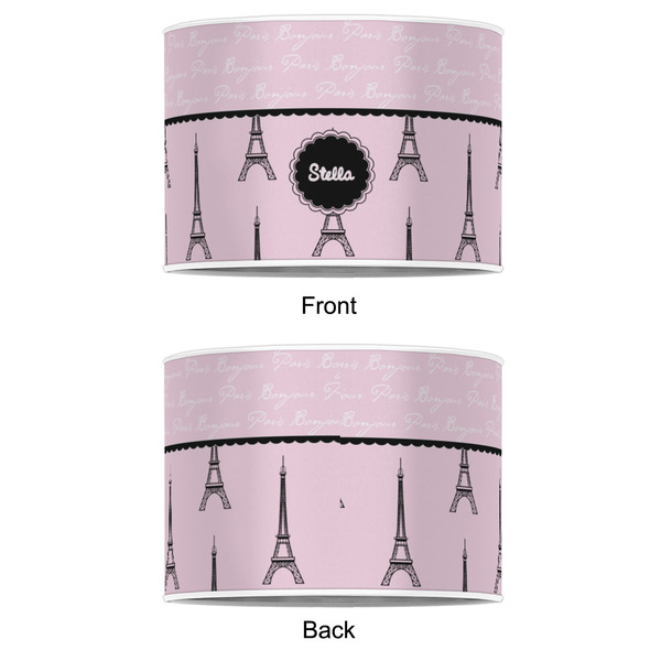Paris & Eiffel Tower 8" Drum Lampshade - APPROVAL (Poly Film)