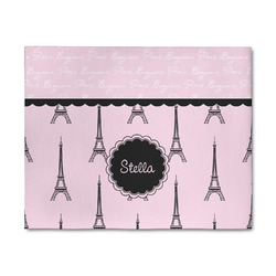 Paris & Eiffel Tower 8' x 10' Indoor Area Rug (Personalized)