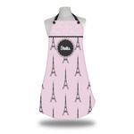 Paris & Eiffel Tower Apron w/ Name or Text