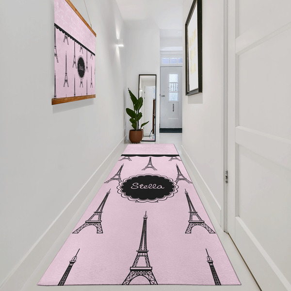 Paris & Eiffel Tower Area Rug Sizes - In Context (vertical)