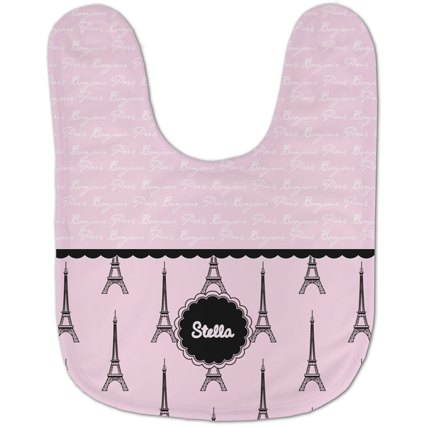 Paris & Eiffel Tower Baby Bib - AFT flat
