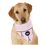 Paris & Eiffel Tower Dog Bandana Scarf w/ Name or Text