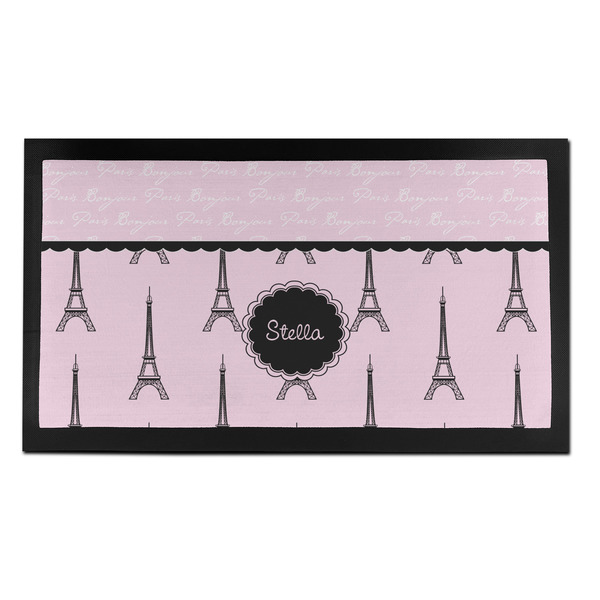 Paris & Eiffel Tower Bar Mat - Small - FRONT
