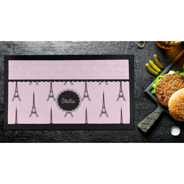 Paris & Eiffel Tower Bar Mat - Small - LIFESTYLE