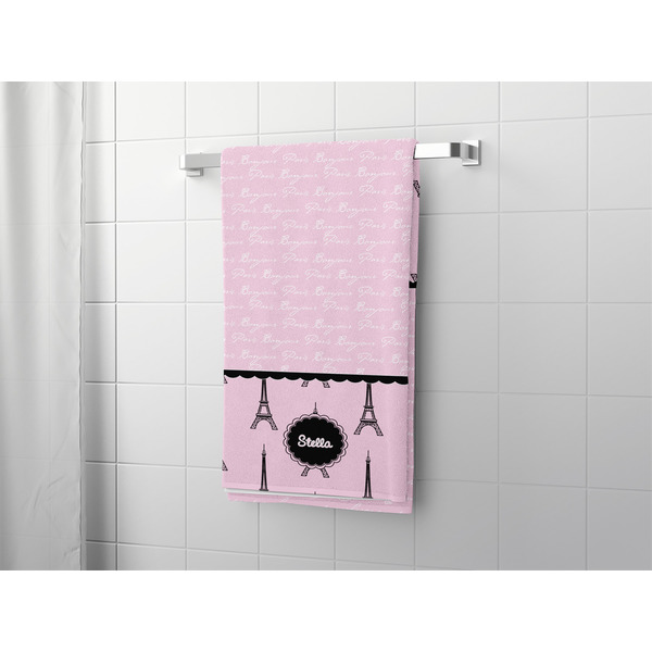 Paris & Eiffel Tower Bath Towel - LIFESTYLE
