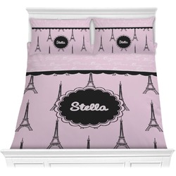 Paris & Eiffel Tower Comforters (Personalized)