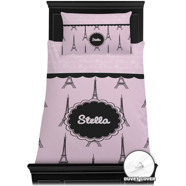 Paris & Eiffel Tower Bedding Set (TwinXL) - Duvet