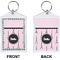 Paris & Eiffel Tower Bling Keychain (Front + Back)
