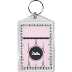 Paris & Eiffel Tower Bling Keychain (Personalized)