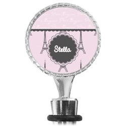Paris & Eiffel Tower Wine Bottle Stopper (Personalized)