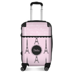 Paris & Eiffel Tower Suitcase - 20" Carry On (Personalized)
