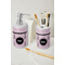 Paris & Eiffel Tower Ceramic Bathroom Accessories - LIFESTYLE (toothbrush holder & soap dispenser)