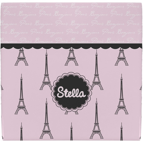 Custom Paris & Eiffel Tower Ceramic Tile Hot Pad (Personalized)